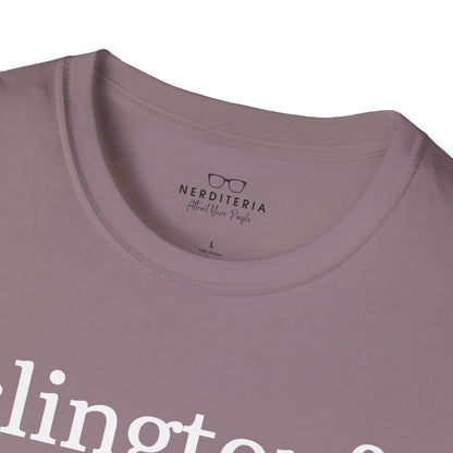 Emma M. Lion Character Names - Book Lovers Softstyle T-Shirt