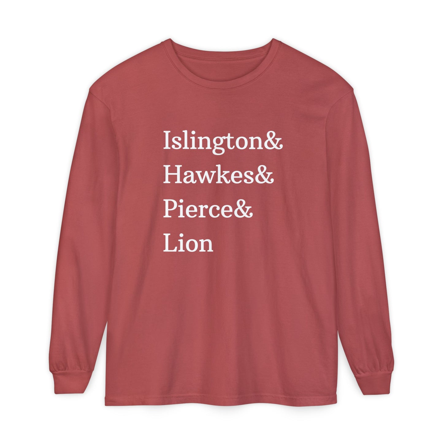 Emma M Lion Character Names - Long Sleeve T-Shirt