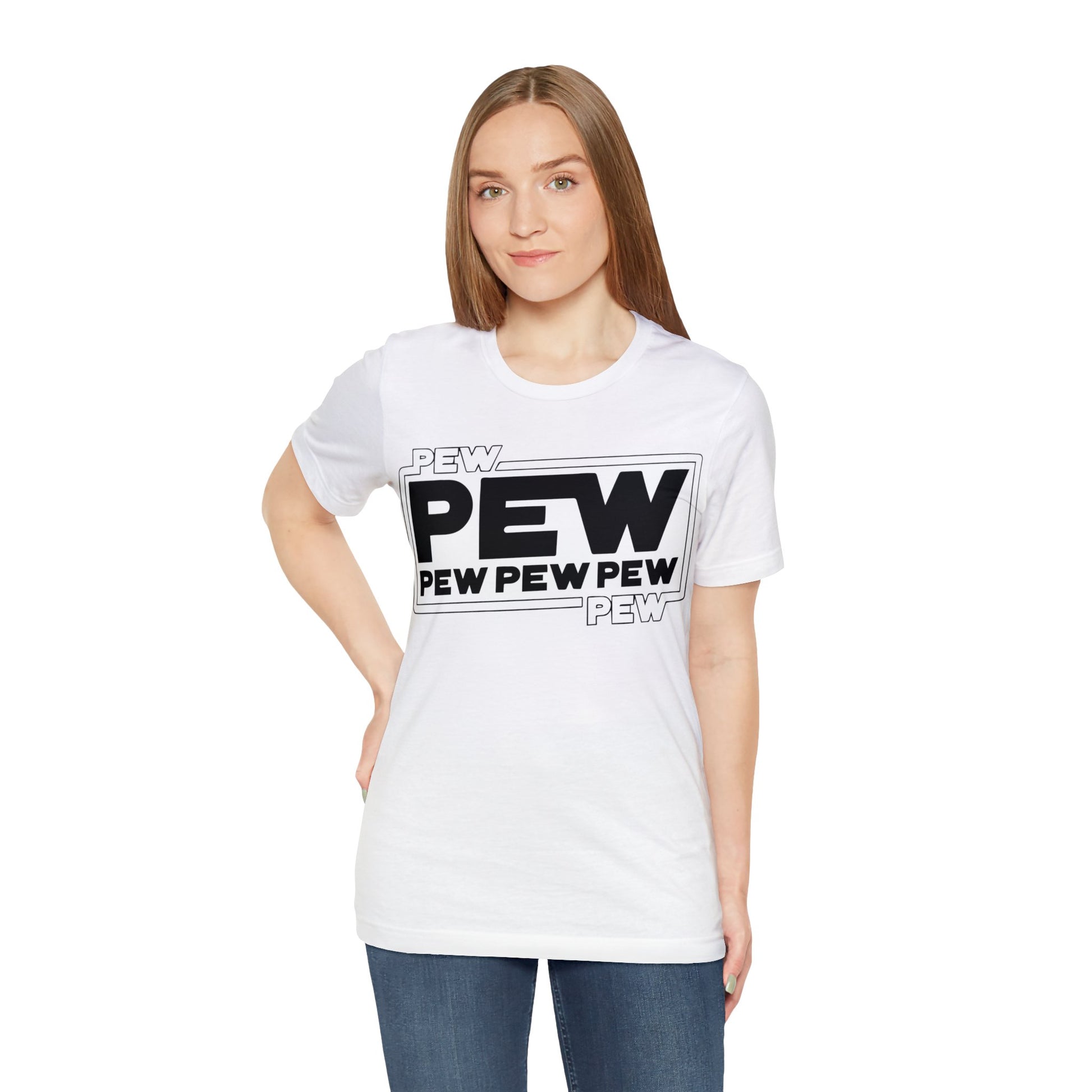 pew pew star wars tshirt