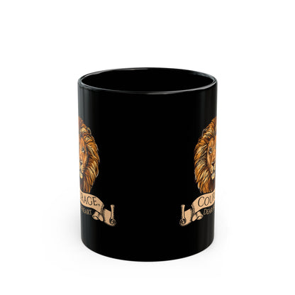 Aslan Courage Dear Heart - Chronicles of Narnia Coffee Mug