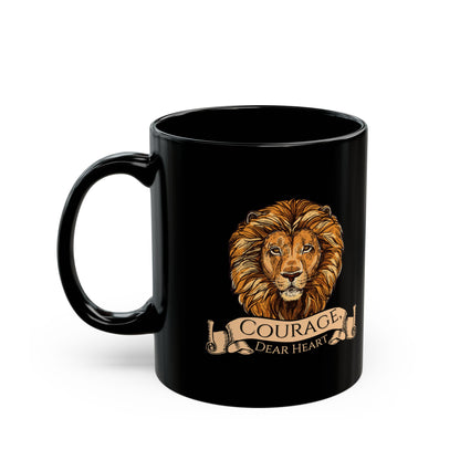 Aslan Courage Dear Heart - Chronicles of Narnia Coffee Mug