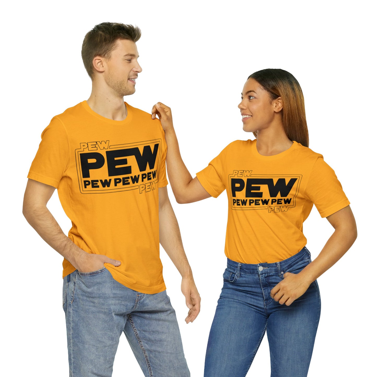 pew pew star wars tshirt