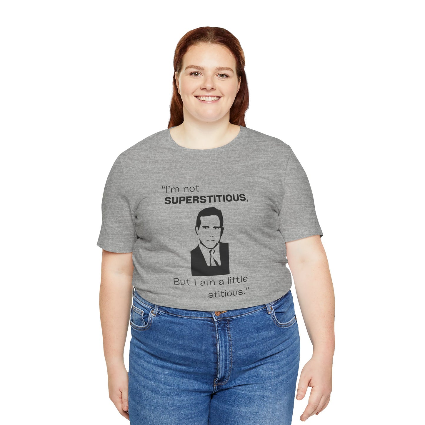 I'm Not Superstitious Michael Scott Quote T-shirt - The Office