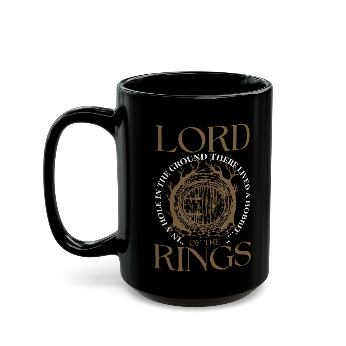 Lord of the Rings Black Coffee Mug