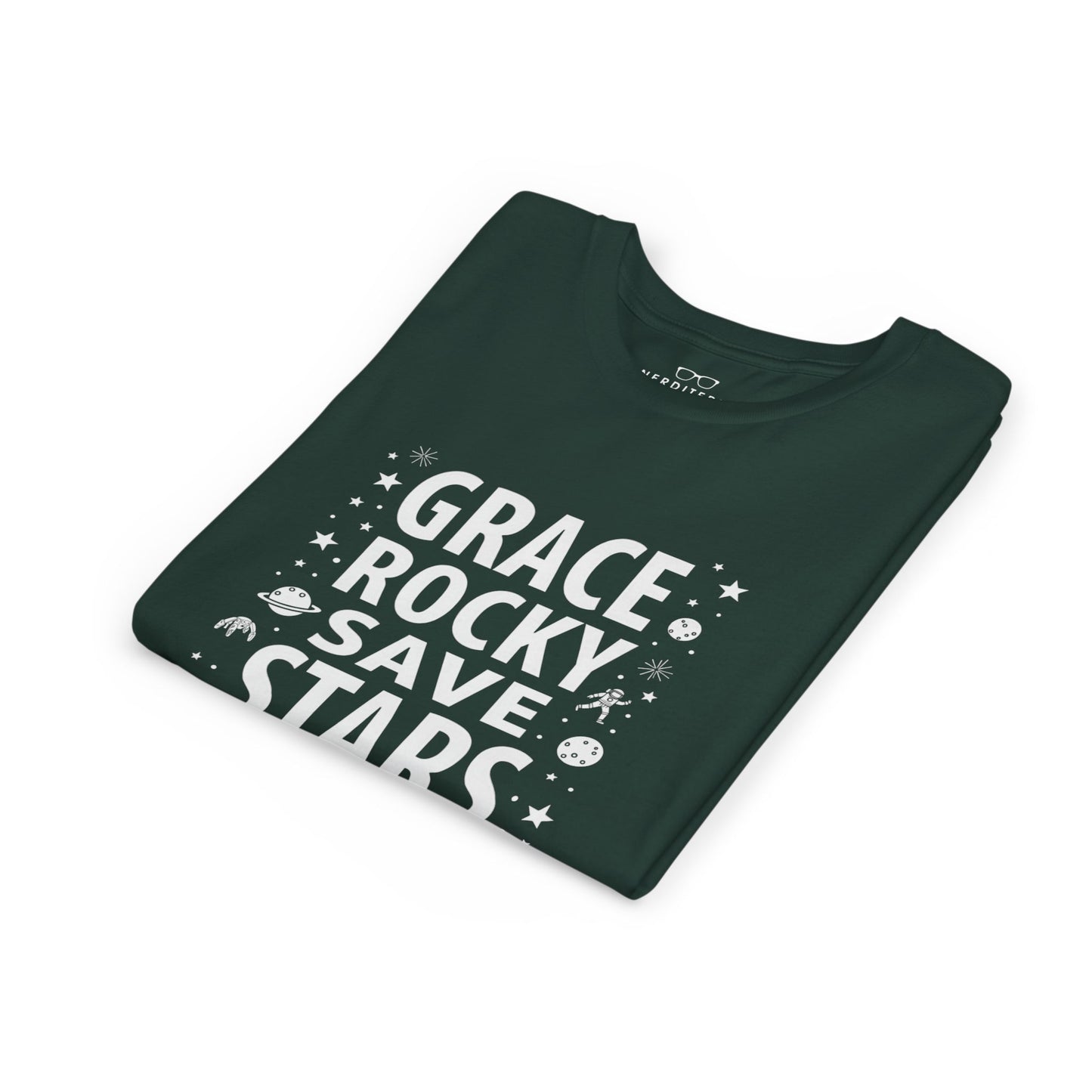 Grace Rocky Save Stars - Project Hail Mary Kids' T-Shirt