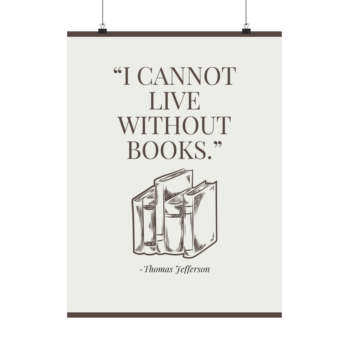 thomas jefferson quote poster