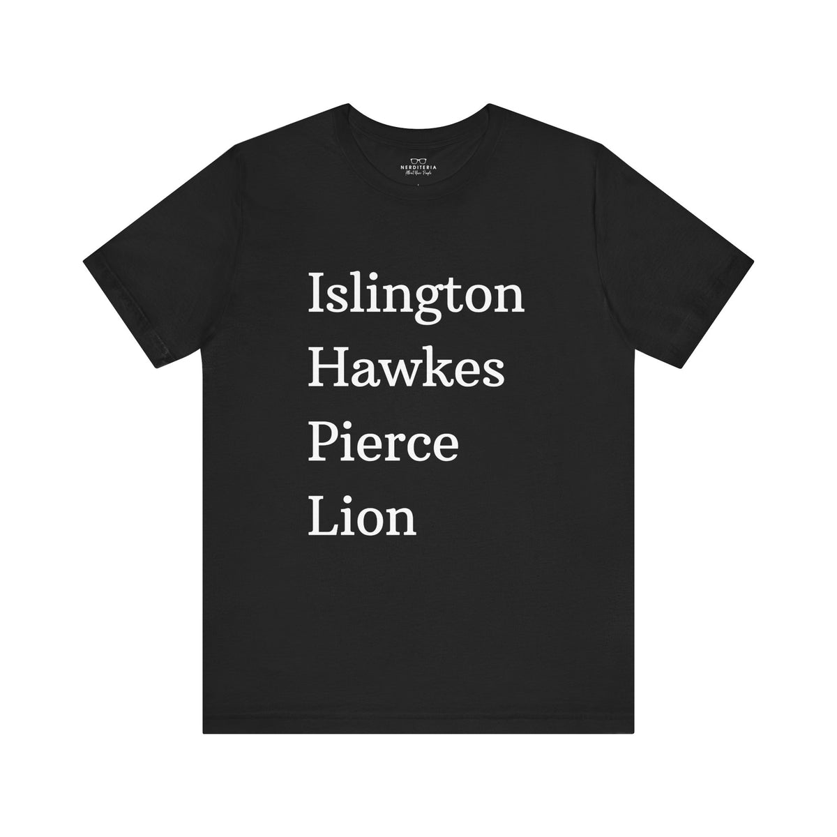 Islington Hawkes Pierce Lion (no &) Bella Canvas - Emma M Lion Shirt