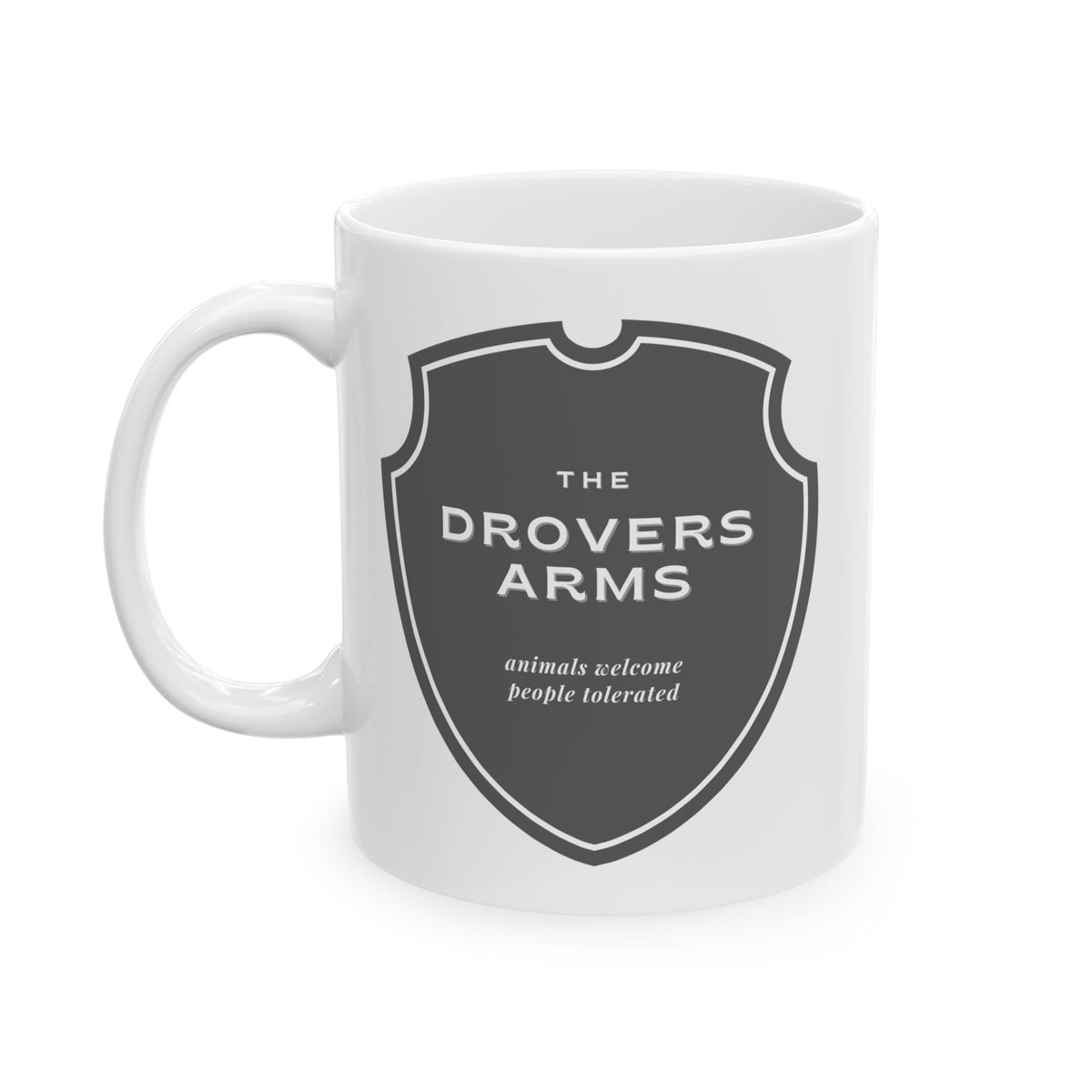 The Drovers Arms (Gray) - All Creatures Great and Small Coffee Mug