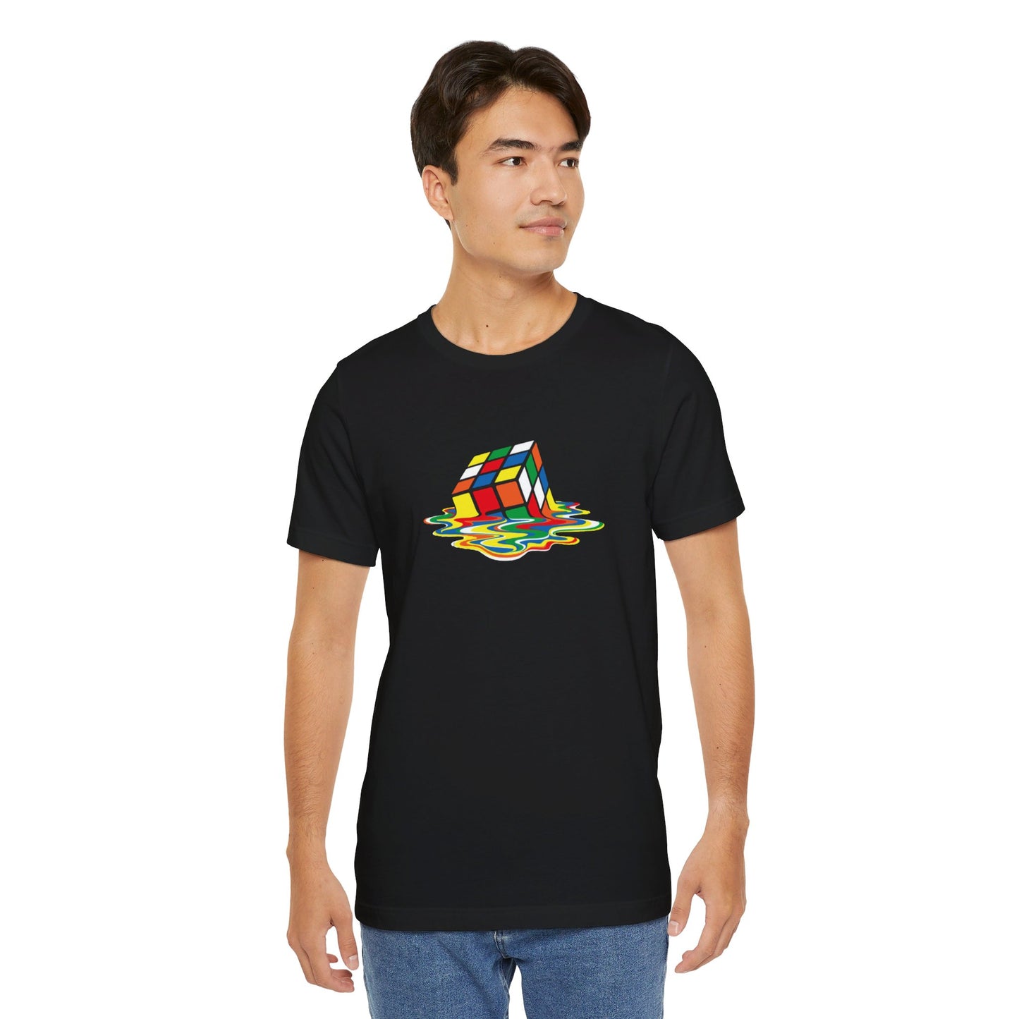 Melting Puzzle Cube - Big Bang Theory T-shirt