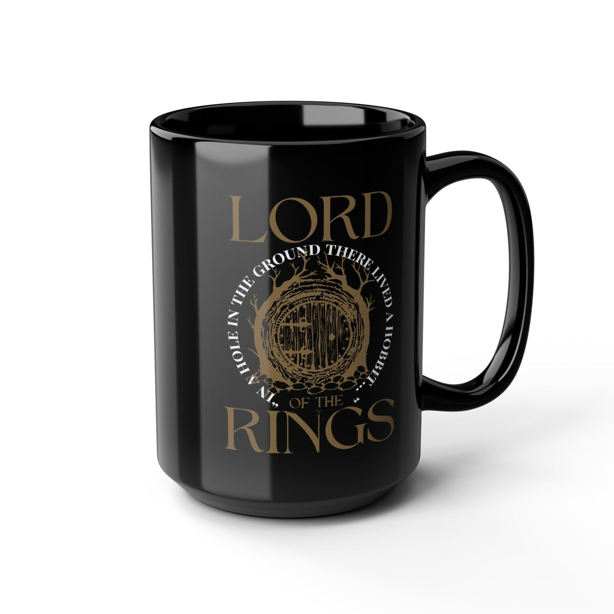 Lord of the Rings Black Coffee Mug