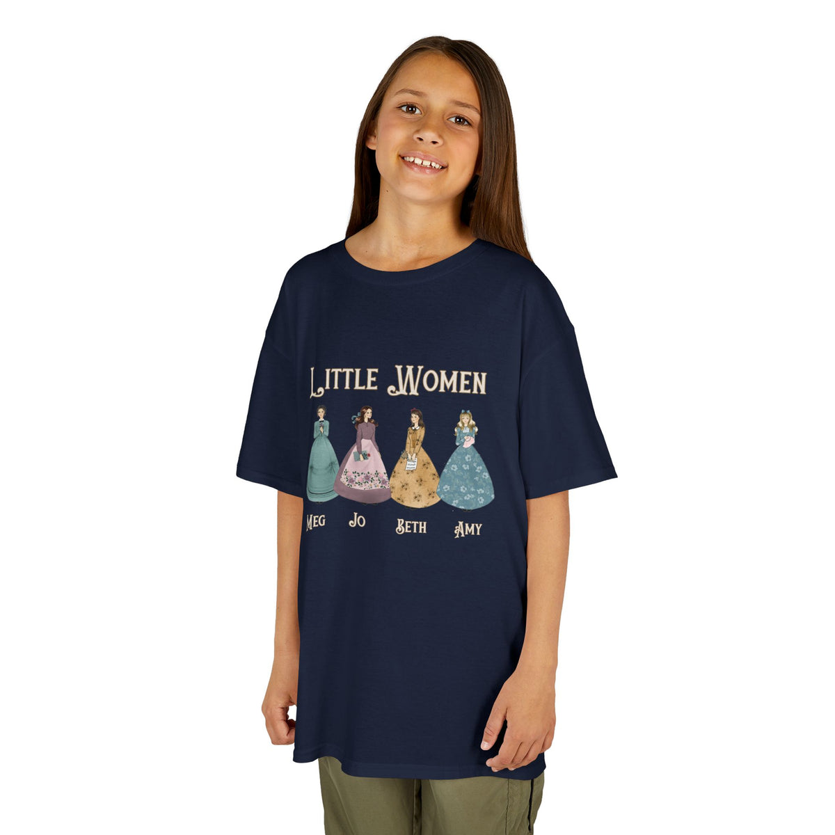 All Dressed Up - Little Women Kids' T-Shirt
