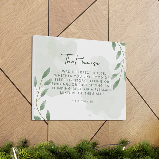 Tolkien Quote Canvas Gallery Wrap - Lord of the Rings Art