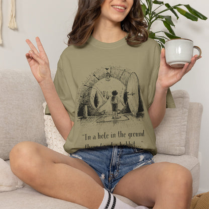 In a Hole in the Ground There Lived a Hobbit - The Lord of The Rings T-shirt