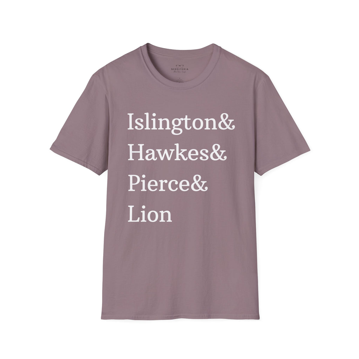 Emma M. Lion Character Names - Book Lovers Softstyle T-Shirt