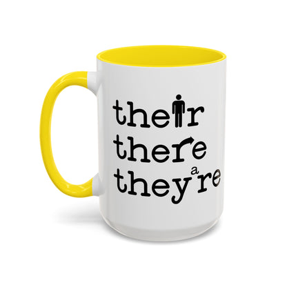 Their, There, They're Coffee Mug