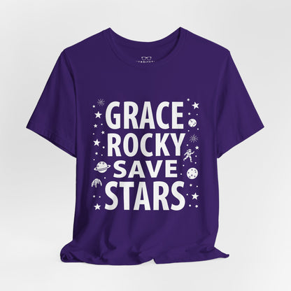 Grace Rocky Save Stars - Project Hail Mary T-Shirt