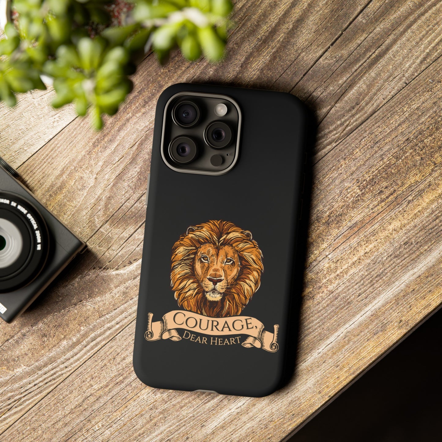 Aslan Courage Dear Heart Phone Case - Book Lovers