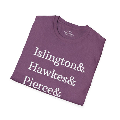 Emma M. Lion Character Names - Book Lovers Softstyle T-Shirt