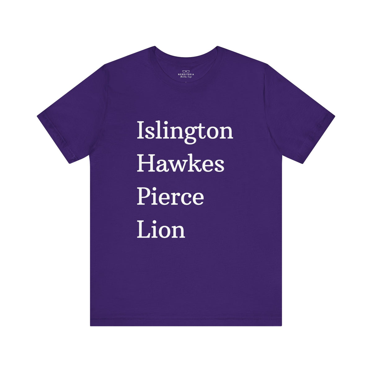 Islington Hawkes Pierce Lion (no &) Bella Canvas - Emma M Lion Shirt