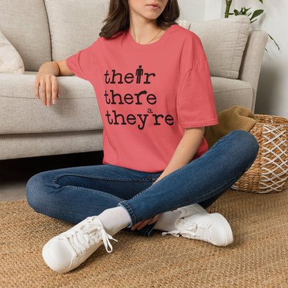 Their, There, They're Softstyle T-Shirt - Nerd Stuff