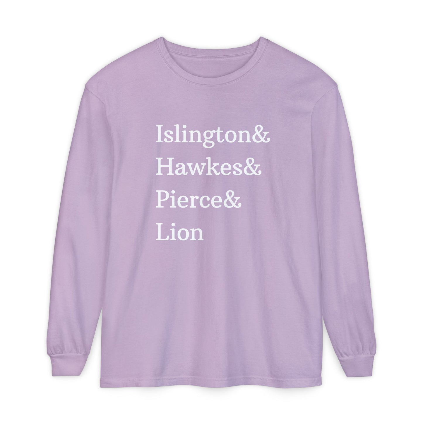 Emma M Lion Character Names - Long Sleeve T-Shirt