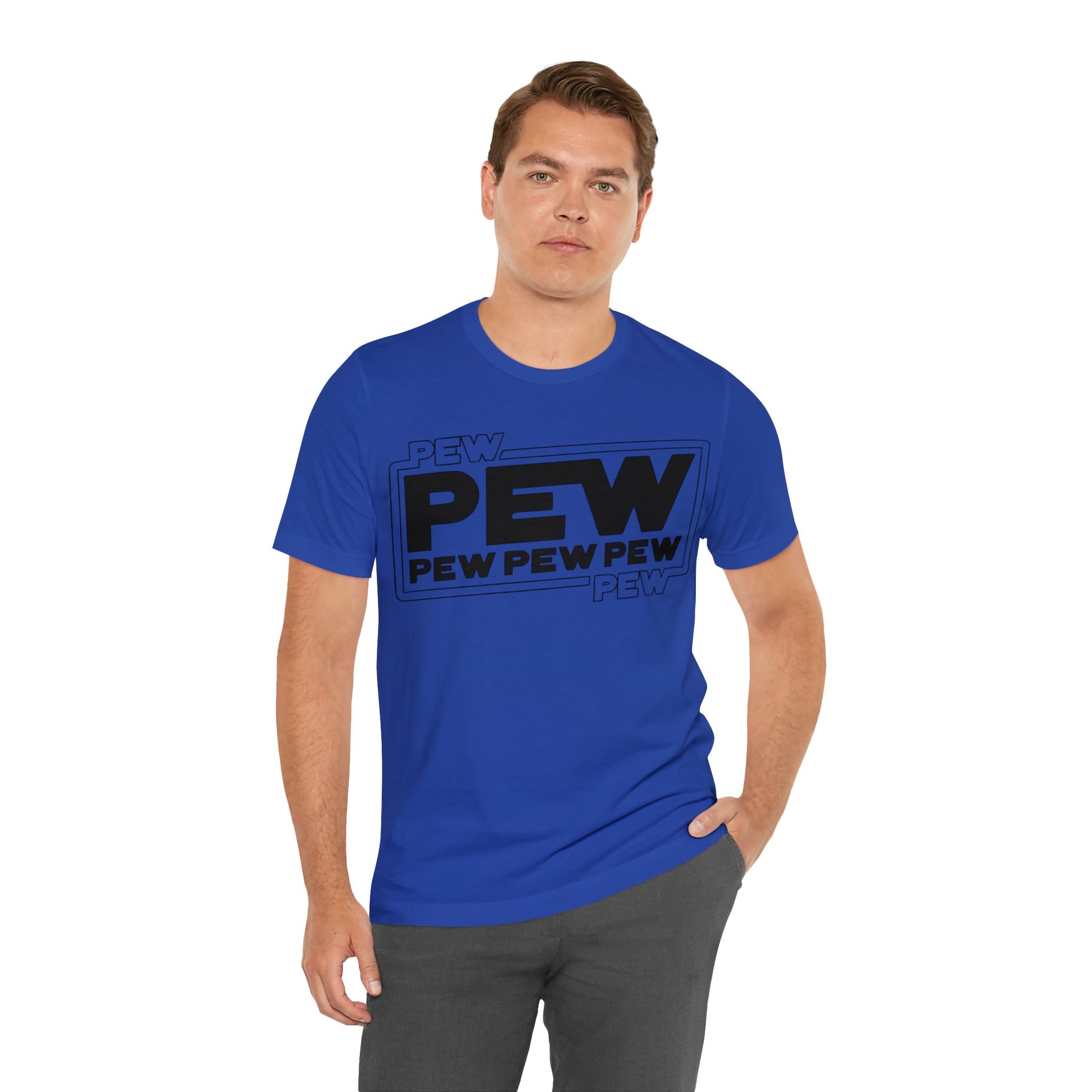 pew pew star wars tshirt