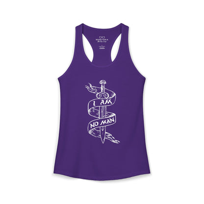 I Am No Man Women's Racerback Tank Top - Lord of the Rings