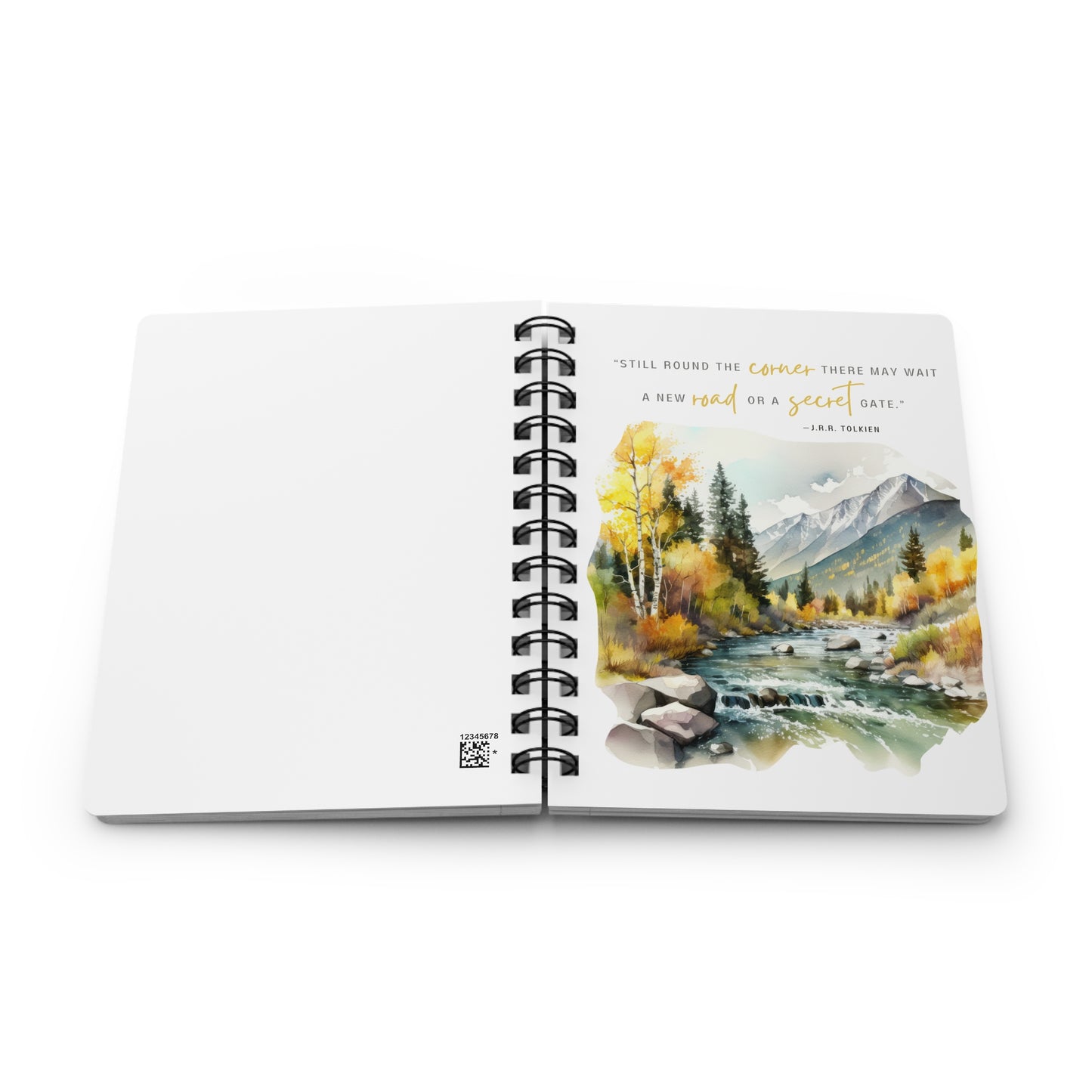 Still Round The Corner Tolkien Quote - Lord of the Rings Spiral Notebook