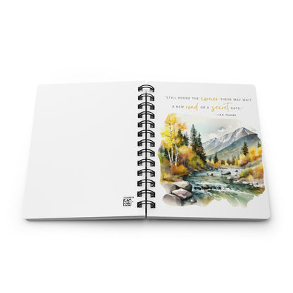 Still Round The Corner Tolkien Quote - Lord of the Rings Spiral Notebook