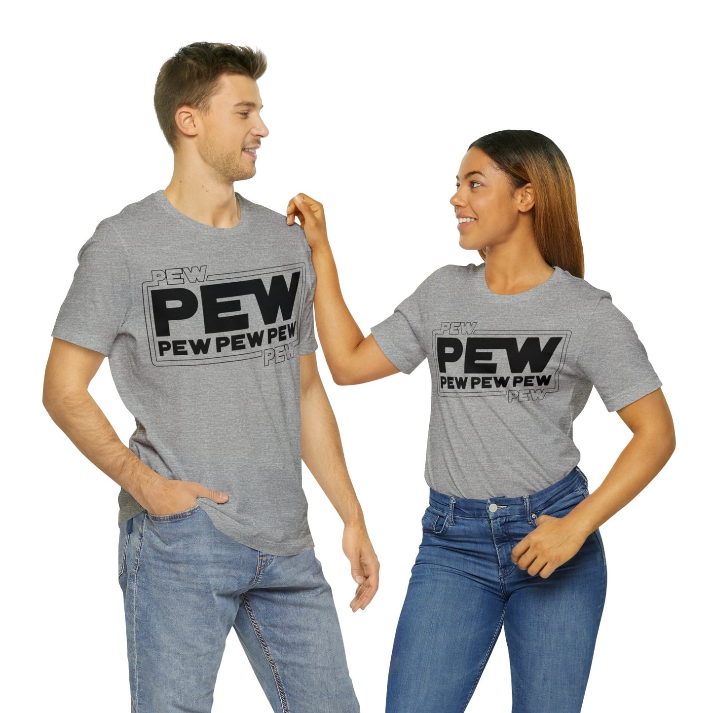 pew pew star wars tshirt