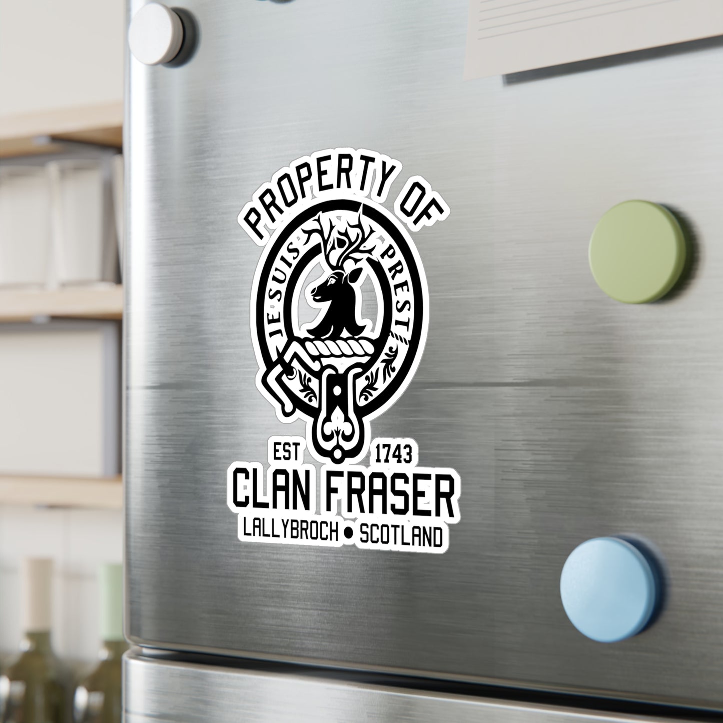 Property of Clan Fraser Vinyl Sticker - Outlander