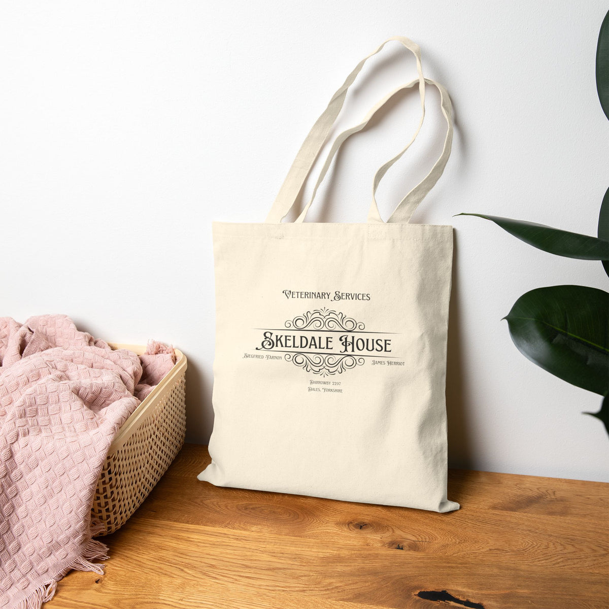 Skeldale House Canvas Tote Bag - All Creatures Great and Small