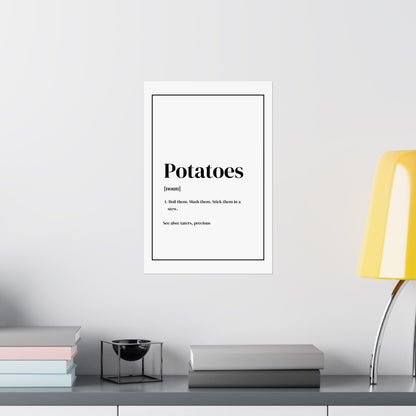 Potatoes Definition - Lord of the Rings Poster