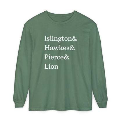 Emma M Lion Character Names - Long Sleeve T-Shirt
