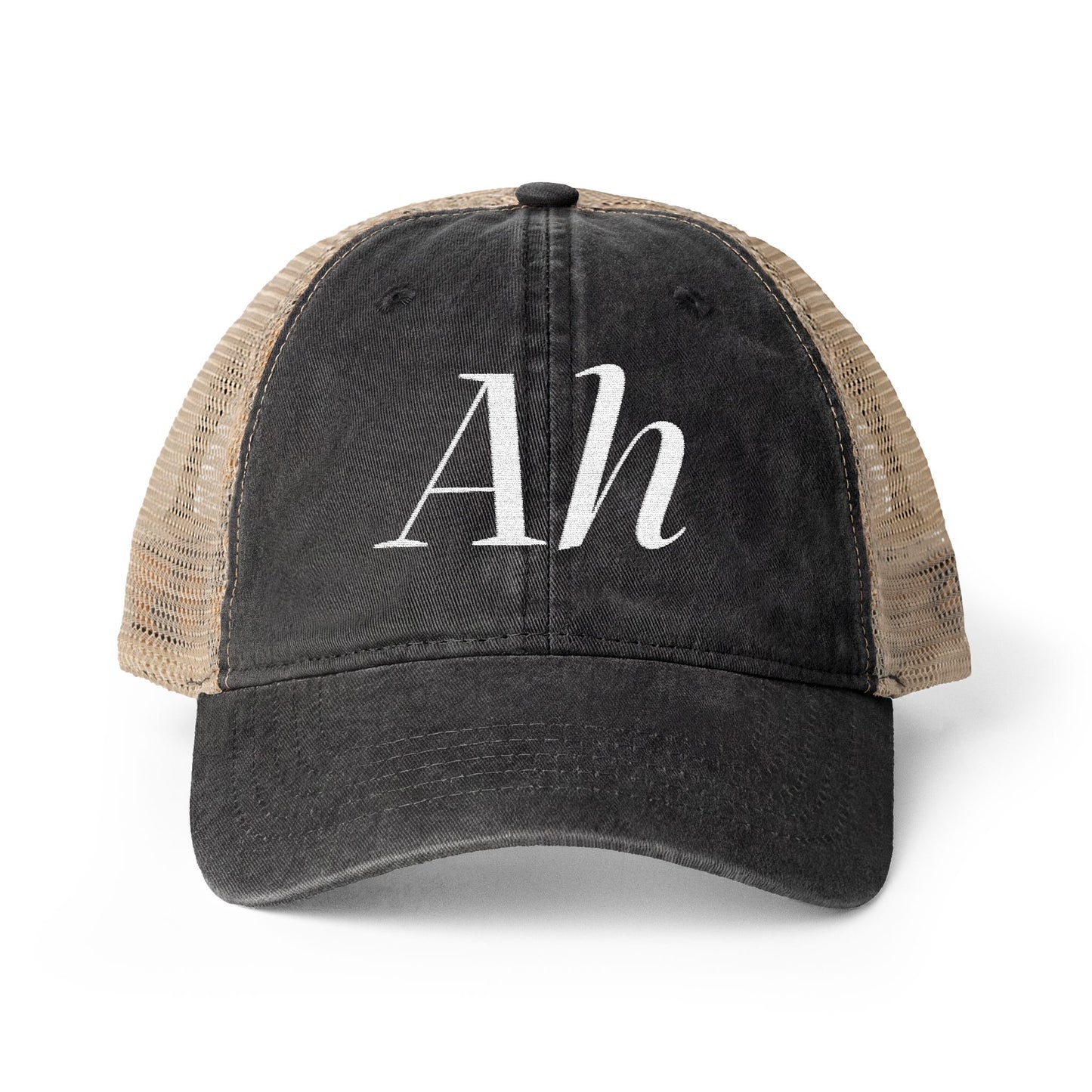 Ah - Emma M Lion Women's Mesh-Back Ponytail Cap