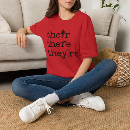 Their, There, They're Softstyle T-Shirt - Nerd Stuff