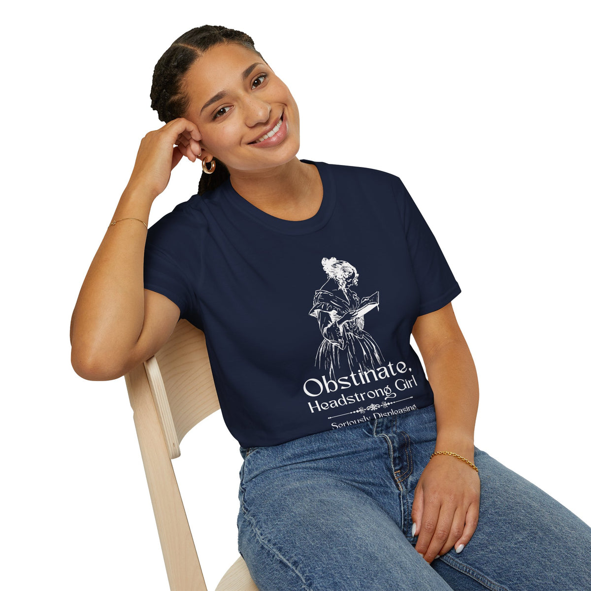 Obstinate Headstrong Girl - Jane Austen Quote Tee