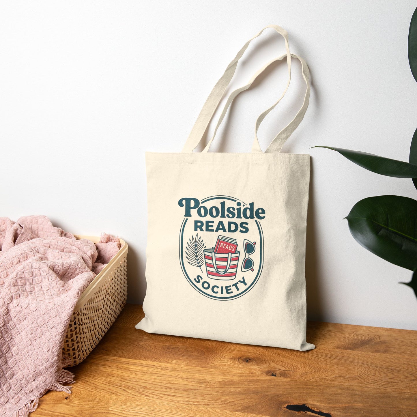 Poolside Reads - Book Lovers Tote Bag