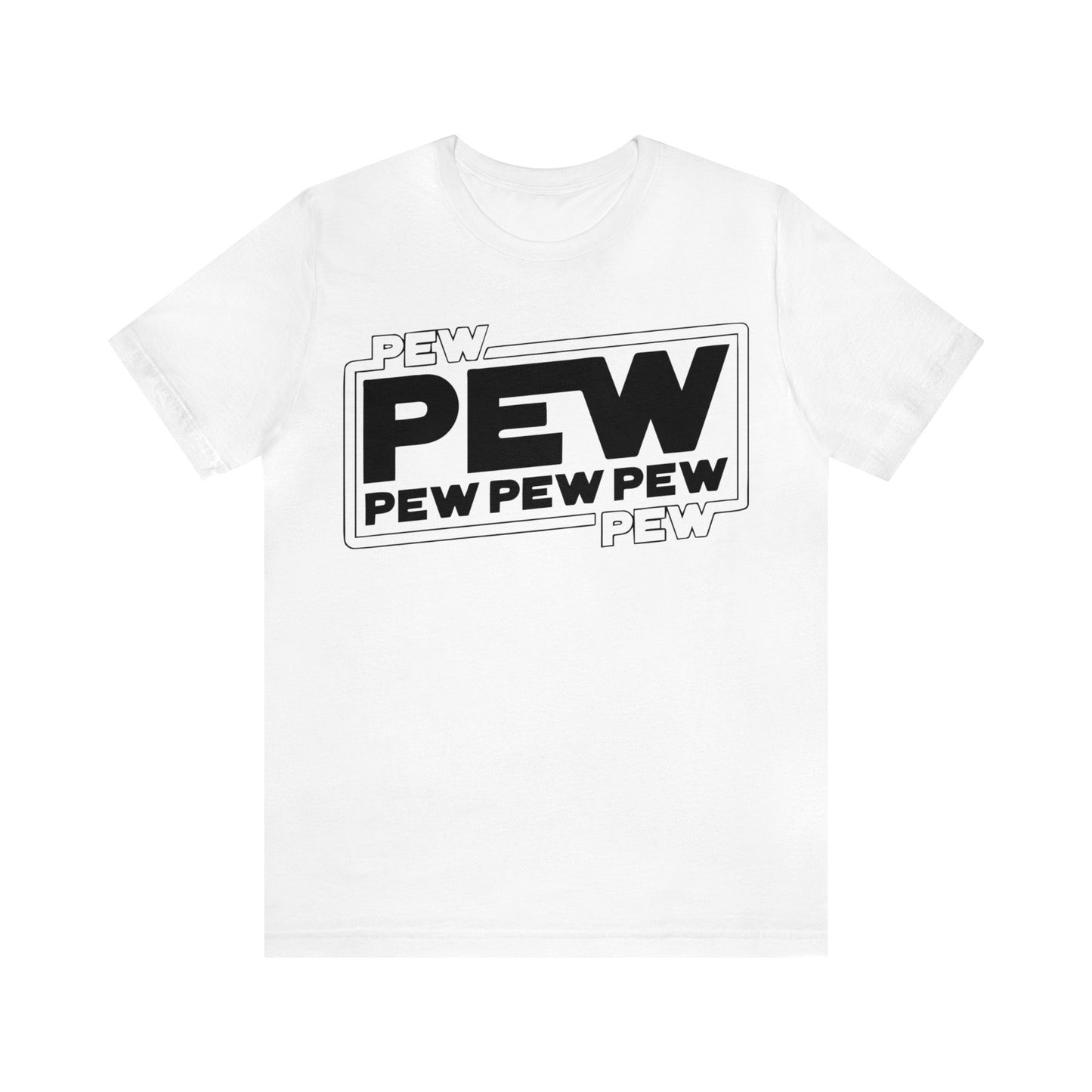 pew pew star wars tshirt