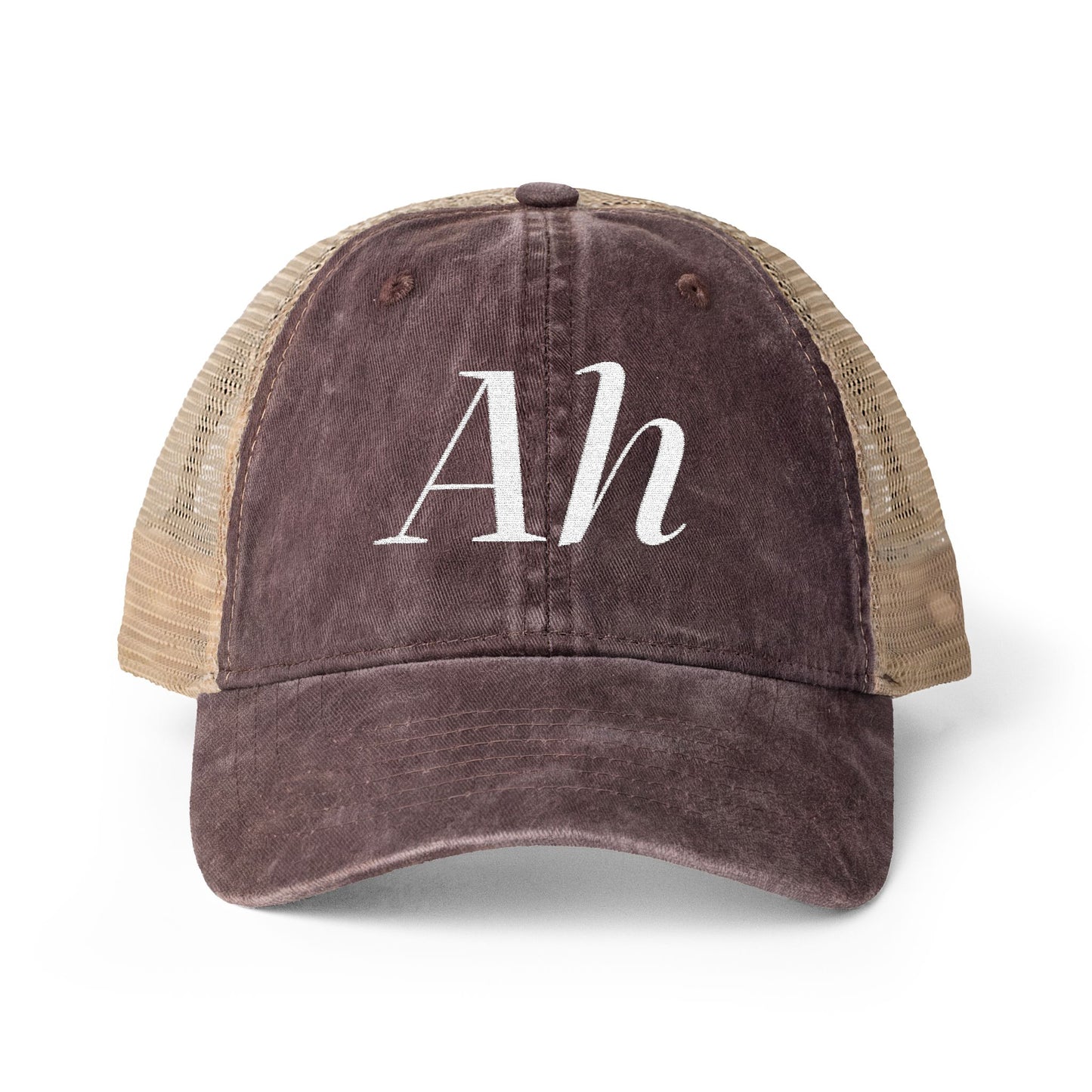 Ah - Emma M Lion Women's Mesh-Back Ponytail Cap