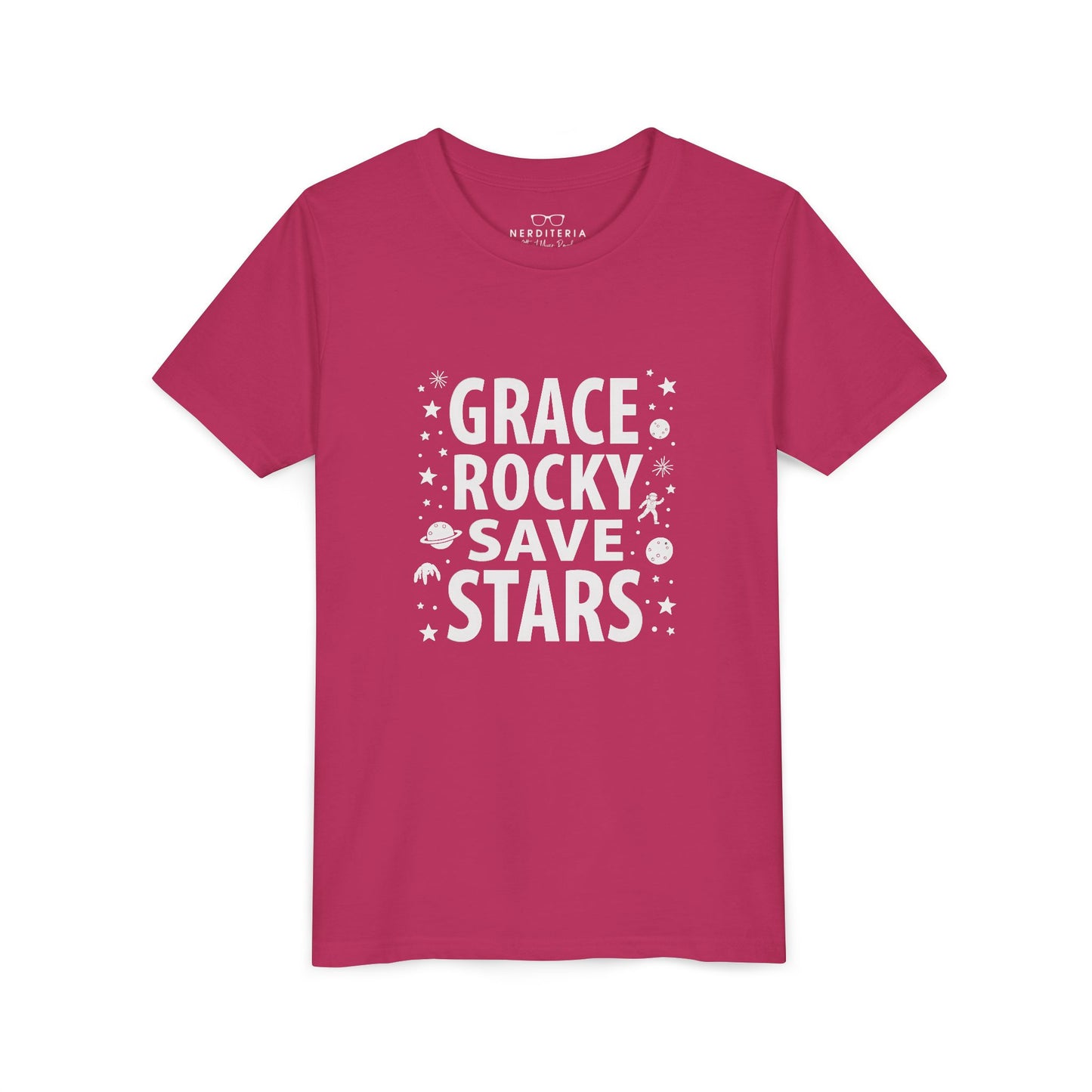 Grace Rocky Save Stars - Project Hail Mary Kids' T-Shirt