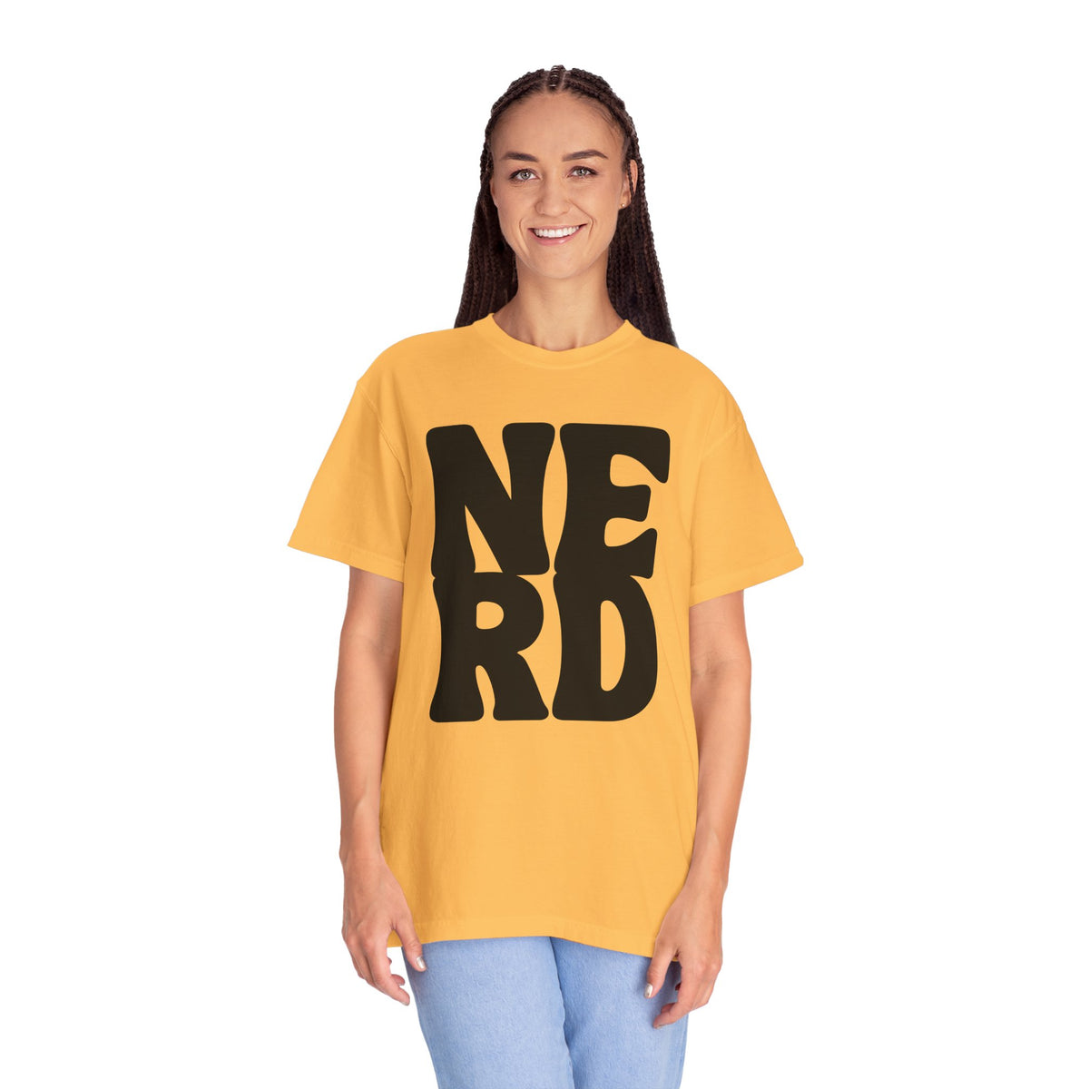 Block Letters Oversized Unisex - Nerd T-shirt