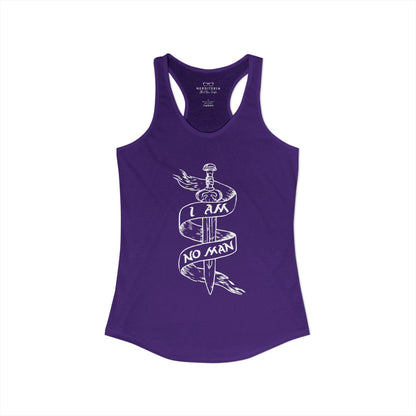 I Am No Man Women's Racerback Tank Top - Lord of the Rings