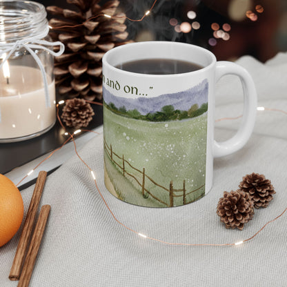 The Road Goes Ever On - Lord of the Rings Coffee Mug