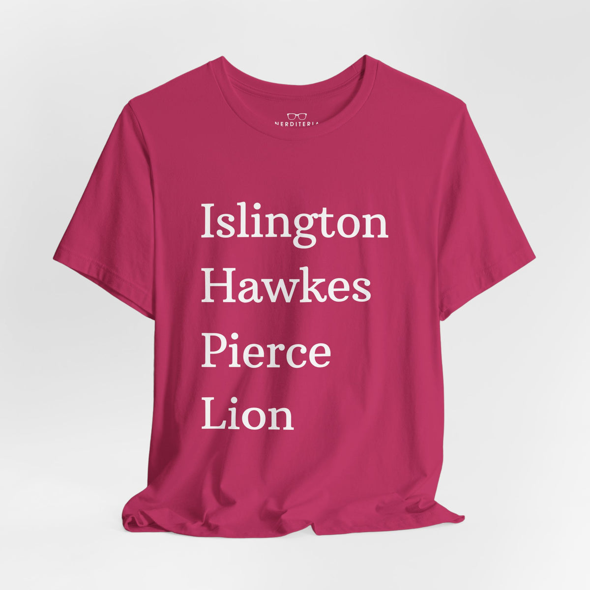 Islington Hawkes Pierce Lion (no &) Bella Canvas - Emma M Lion Shirt
