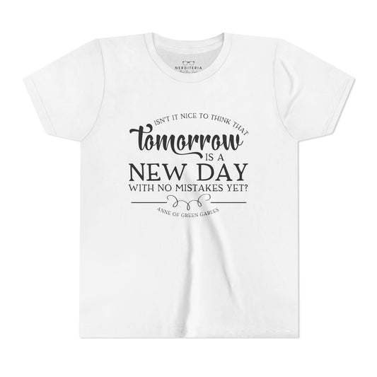 Tomorrow is a New Day - Anne of Green Gables Kids' T-Shirt