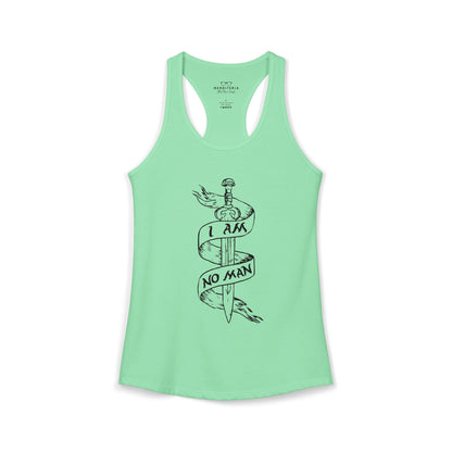 I Am No Man Women's Racerback Tank Top - Lord of the Rings