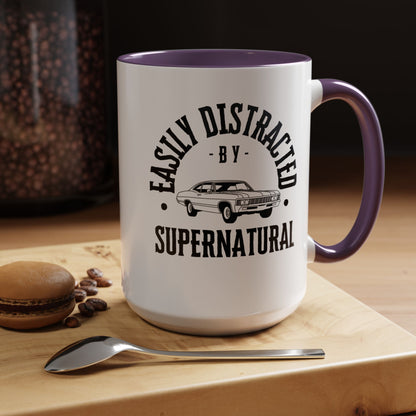 Easily Distracted by Supernatural Coffee Mug