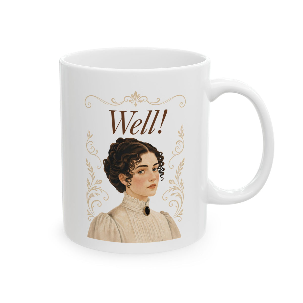 Well! - Emma M Lion Coffee Mug
