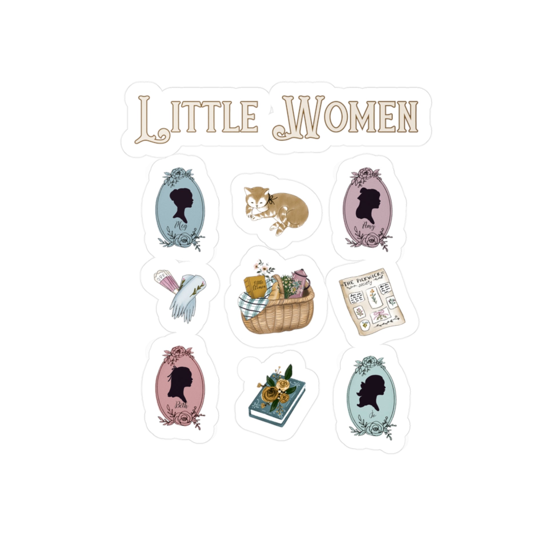 little women stickers